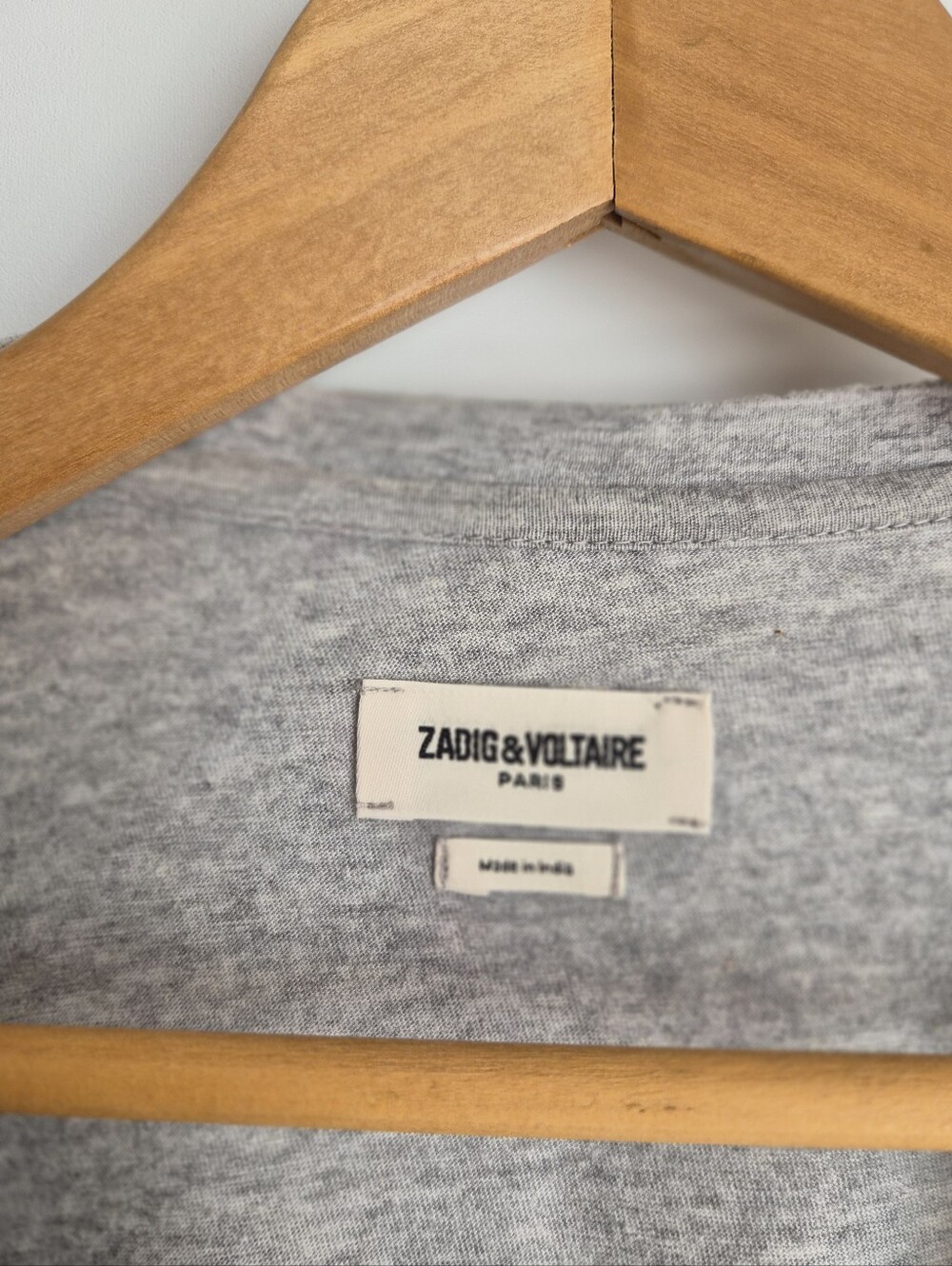 Zadig & Voltaire Titan Brode Skeleton Tee Small Rockstar Girlfriend Indie Sleaze - Picture 10 of 16